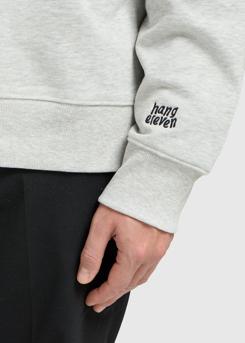 Pull Half Zip - Grey Melee