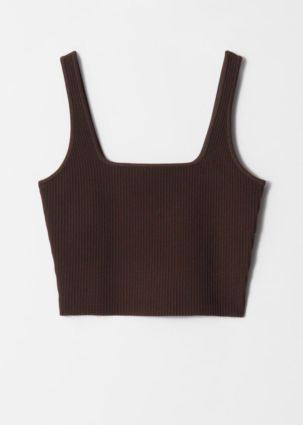 Top Es Ari Tank Top - Brown