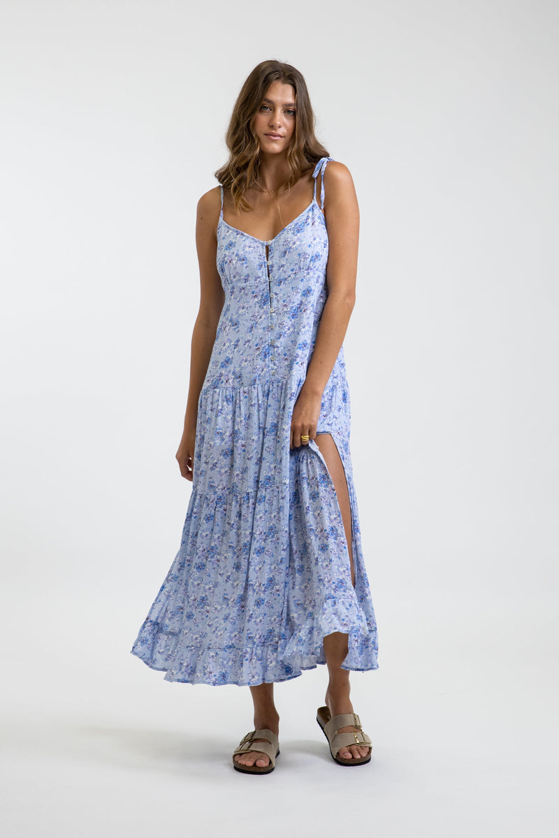 Rhythm - Vestido Bloom - Azul susurro - Mujer