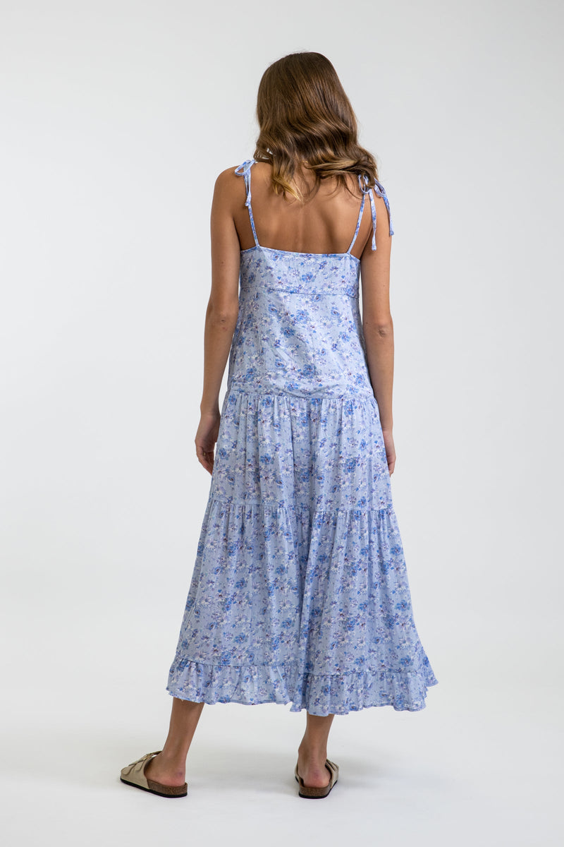 Rhythm - Vestido Bloom - Azul susurro - Mujer