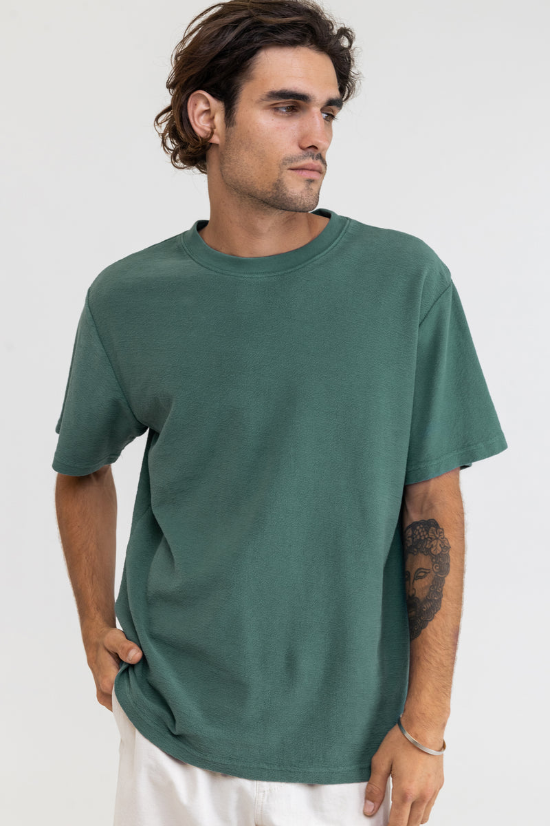 Rhythm - T-Shirt Textured - Kelp - Homme