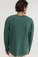 Rhythm - T-Shirt Manches Longues Waffle - Kelp - Homme