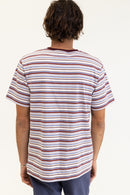 Rhythm - T-Shirt Everyday Stripe - Multi - Homme