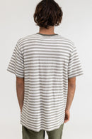 Rhythm - T-Shirt Endure Stripe Vintage - Olive - Homme