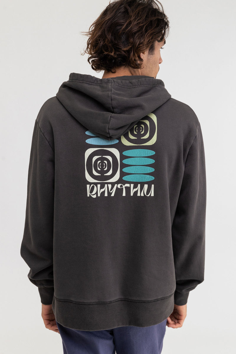 Sweat Notch Vintage Hood Fleece - Vintage Black - Homme