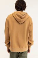 Rhythm - Sweatshirt Worn Path Hood Fleece - Tobacco - Homme