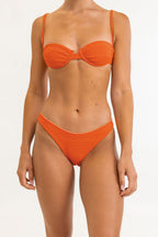 Rhythm - Parte Inferior de Bañador Marle Reversib Le Hi Cut - Sunset - Mujer