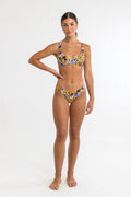Rhythm - Ophelia Floral Underwire Bikini Top - Black - Women