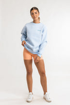 Rhythm - Sweat Lo Fi Sunset Crew Neck - Blue - Femme