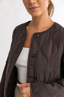 Chaqueta acolchada Escapade - Oscuro - Mujer