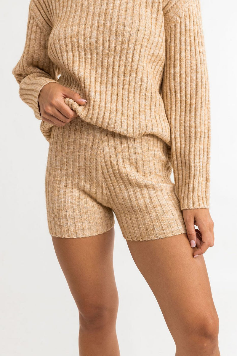 Rhythm - Short Daisy Knit - Oatmeal - Femme