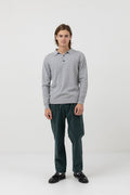 Textured T-Shirt - Heather Grey - Men