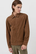 Cord Utility Jacket - Brown - Men's