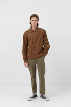 Cord Utility Jacket - Brown - Men's