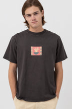 Rhythm - T-Shirt Sprigs Vintage Ss - Vintage Black - Homme