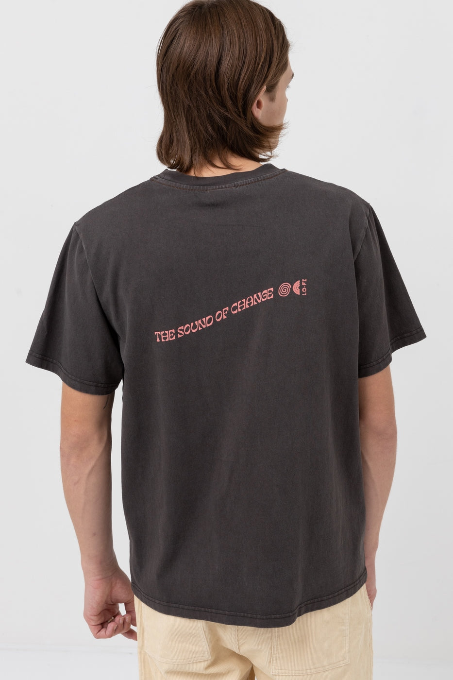 Rhythm - T-Shirt Sprigs Vintage Ss - Vintage Black - Homme