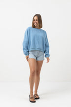 Rhythm - Pull Stacked Slouch Fleece - Caramel - Femme