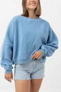 Rhythm - Pull Stacked Slouch Fleece - Caramel - Femme