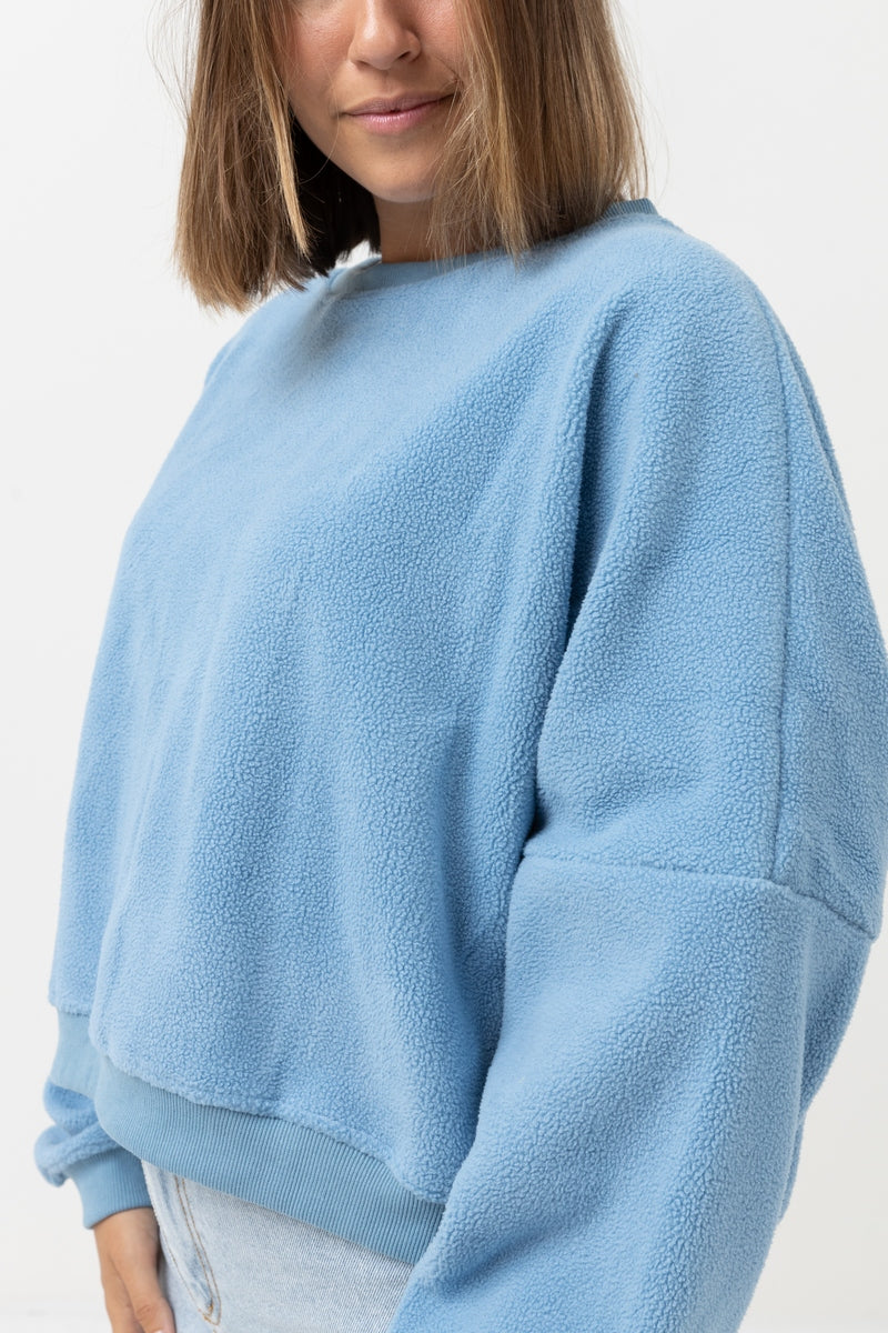 Rhythm - Pull Stacked Slouch Fleece - Caramel - Femme