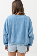 Rhythm - Pull Stacked Slouch Fleece - Caramel - Femme