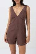 Rhythm - Mono Mindy Romper - Chocolate - Mujer