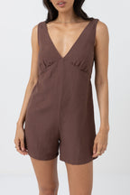 Rhythm - Mono Mindy Romper - Chocolate - Mujer