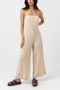 Rhythm - Combinaison Nazare Paisley Wide Leg - Clay - Femme