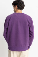 Sweat Heavyweight Fleece Crew - Plum - Homme