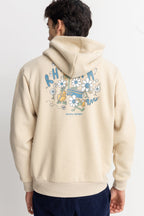 Sweat Natural Harmony Fleece Hood - Sand - Homme