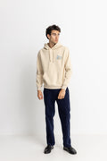 Sweat Natural Harmony Fleece Hood - Sand - Homme