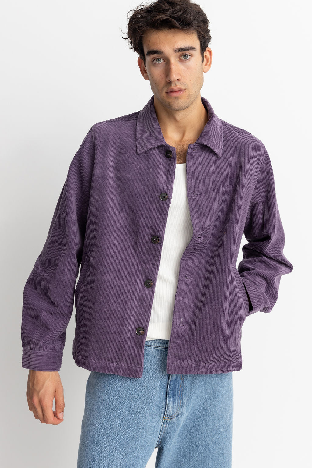 Veste Cord Langley - Plum - Homme
