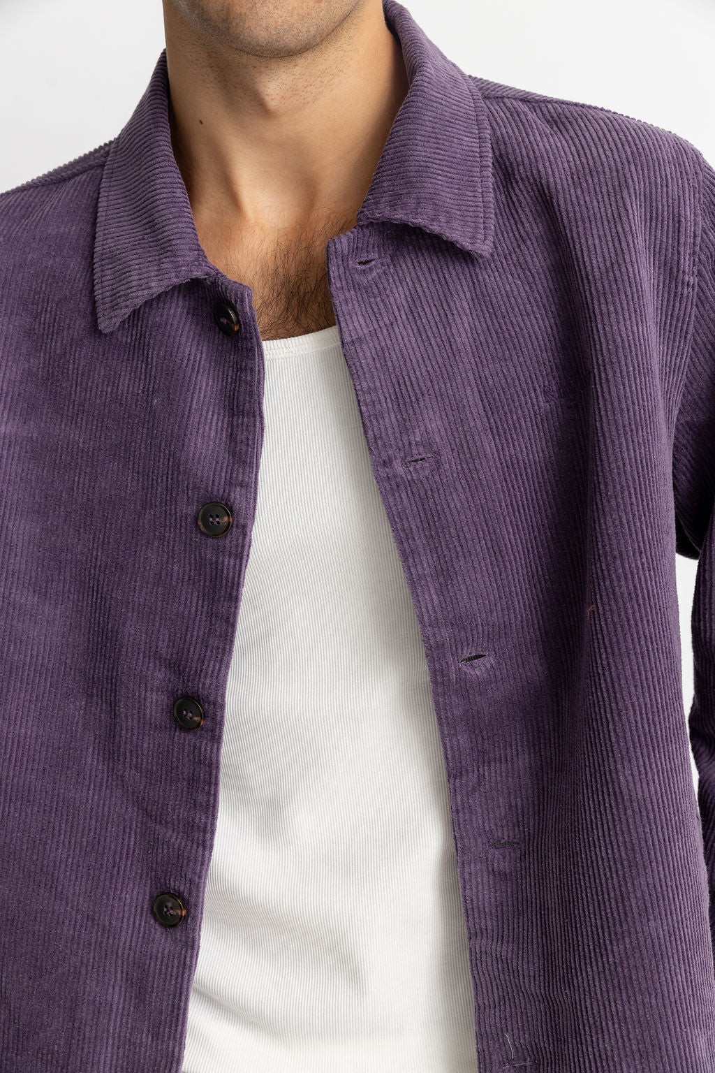 Veste Cord Langley - Plum - Homme