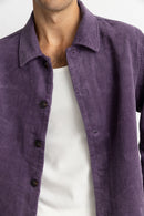 Veste Cord Langley - Plum - Homme