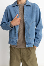 Veste Denim Utility - Worn Indigo - Homme