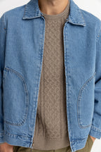 Veste Denim Utility - Worn Indigo - Homme