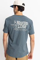 T-Shirt Livin Slub Ss - Slate - Homme