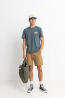 T-Shirt Livin Slub Ss - Slate - Homme