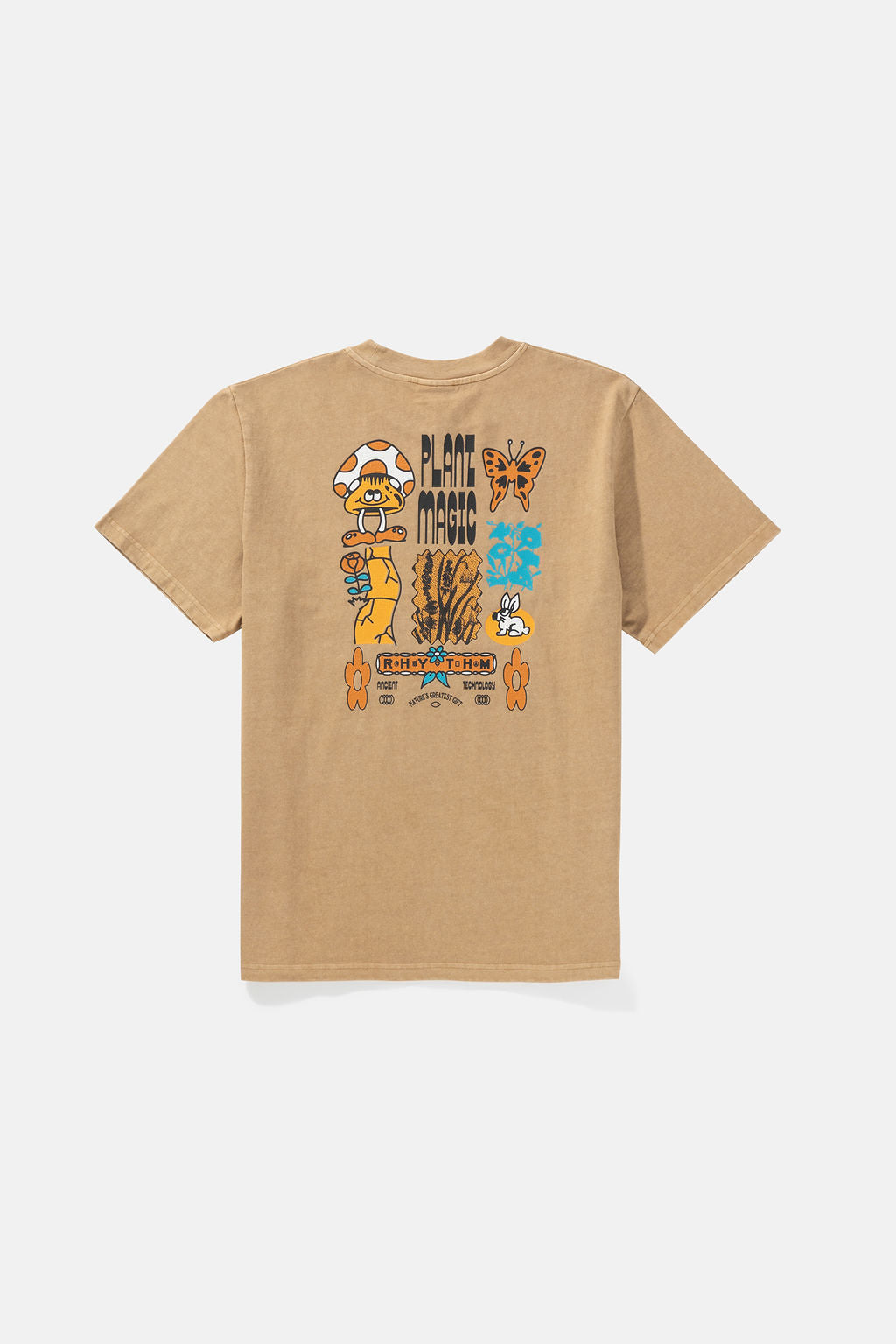 T-Shirt Plant Magic Vintage Ss - Incense - Men