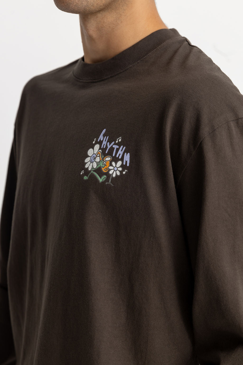 Camiseta Natural Harmony Vintage Ls - Vintage Black - Hombre