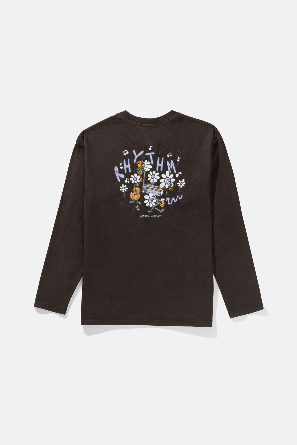 Camiseta Natural Harmony Vintage Ls - Vintage Black - Hombre