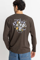 T-Shirt Natural Harmony Vintage Ls - Vintage Black - Homme