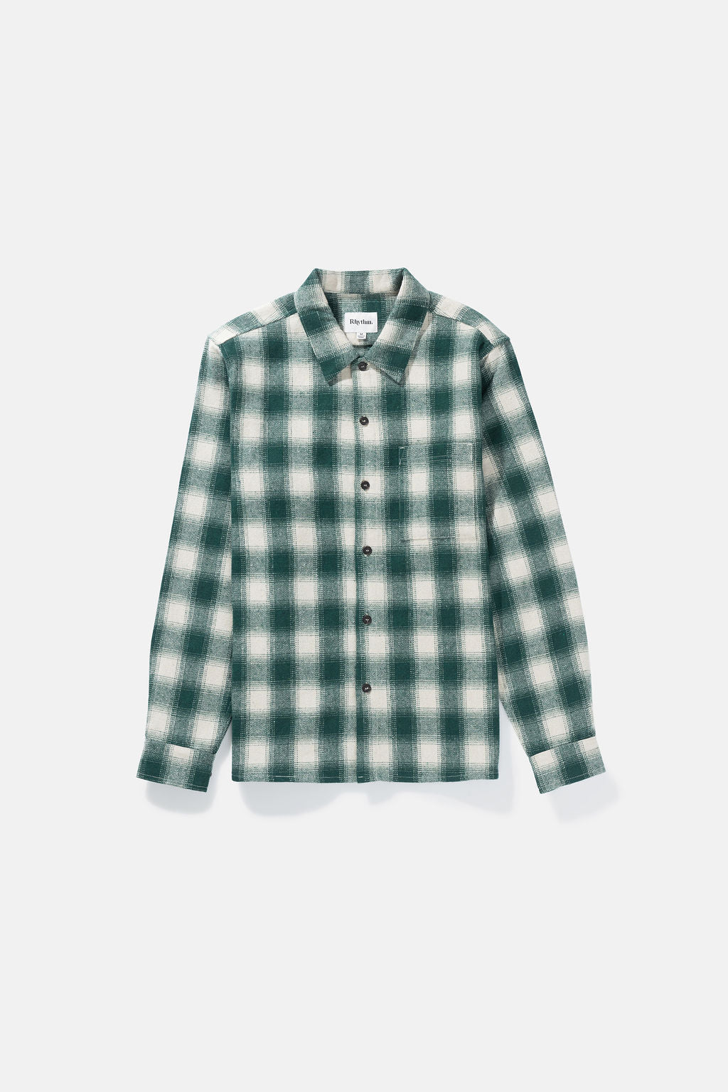 Plaid Ls Flannel Shirt - Green - Men