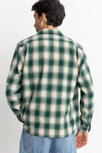Plaid Ls Flannel Shirt - Green - Men