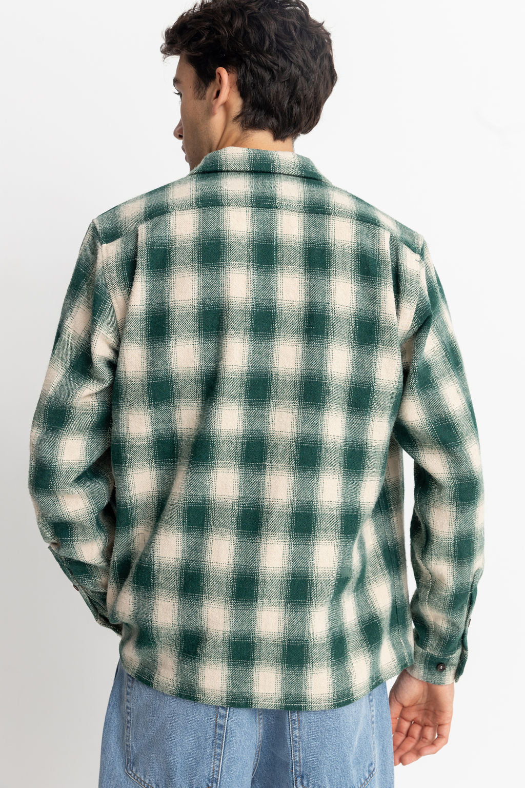 Plaid Ls Flannel Shirt - Green - Men