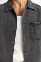 Chemise Denim Ls - Vintage Black - Homme