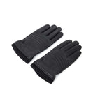 Gants Homme Surpiqués - 100% Cuir - Noir