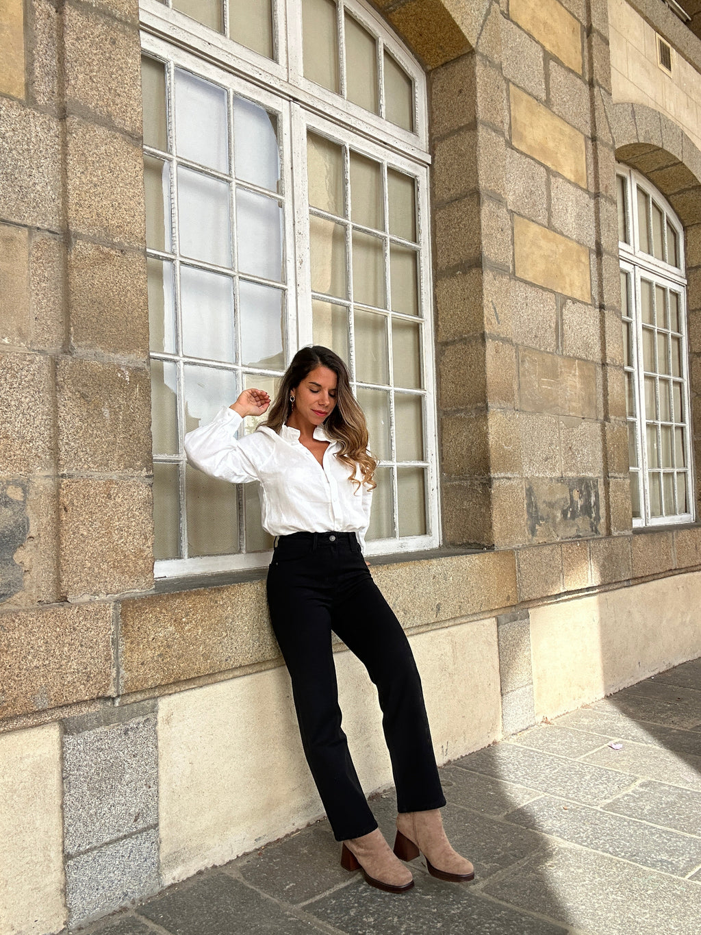 Jean droit Solange noir