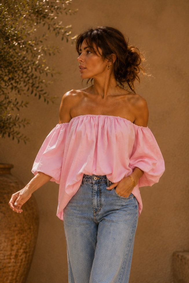 Carmen Top - Pink