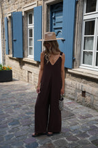 Combinaison Pantalon Karen - Chocolat
