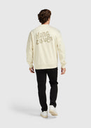 Pull Col Rond Brand - White Sand